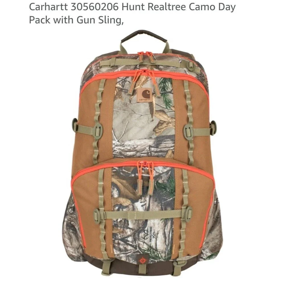 Carhartt Hunt Day Pack Realtree Xtra Camouflage Backpack 21 Liter Camping NWOT